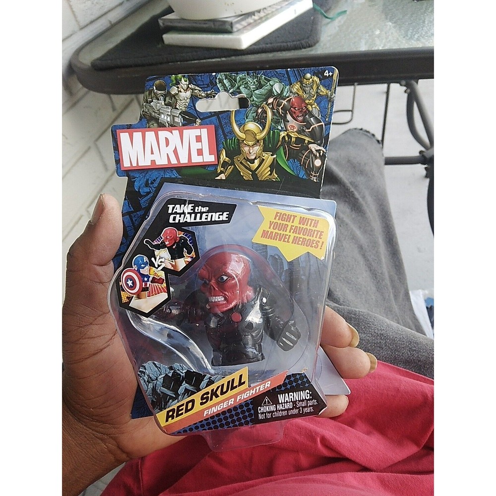 New Marvel Comics Finger Fighters Action Figures First Avenger Red Skull